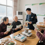 工做人员还对食堂的卫生情况进行了