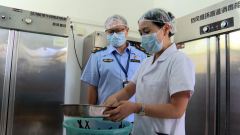 <b>头上降低病原体污染的风险</b>